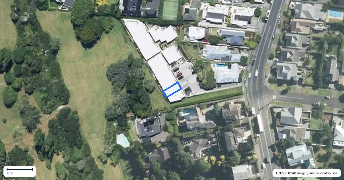 Property context map for 2/78 Orakei Road, Remuera, Auckland