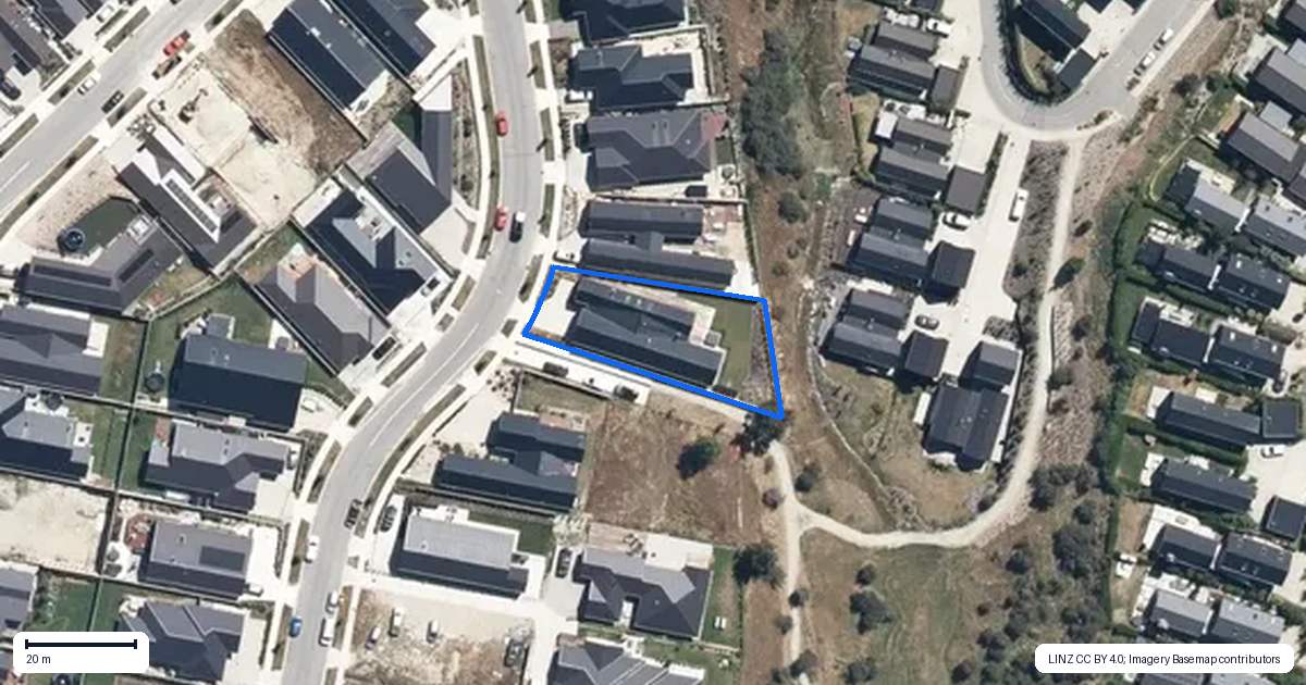 Property context map for 21 Spur Ridge Rise, Jacks Point, Queenstown