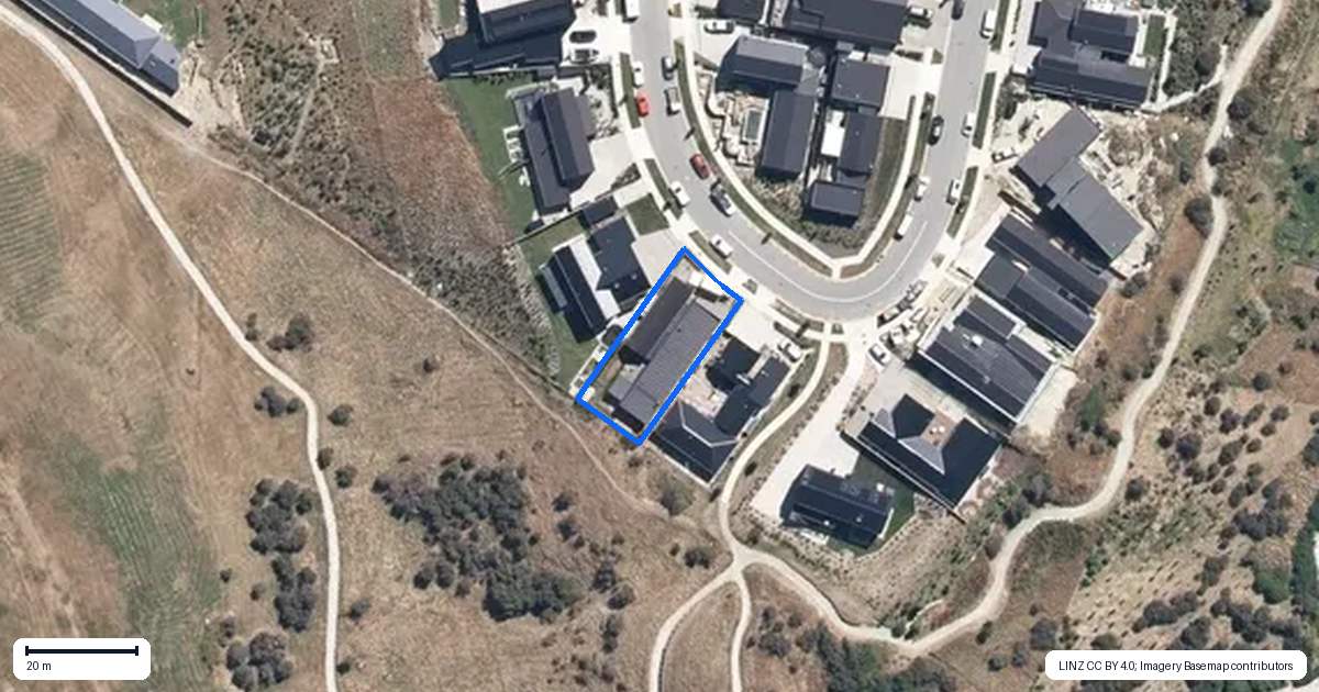 Property context map for 93 Spur Ridge Rise, Jacks Point, Queenstown