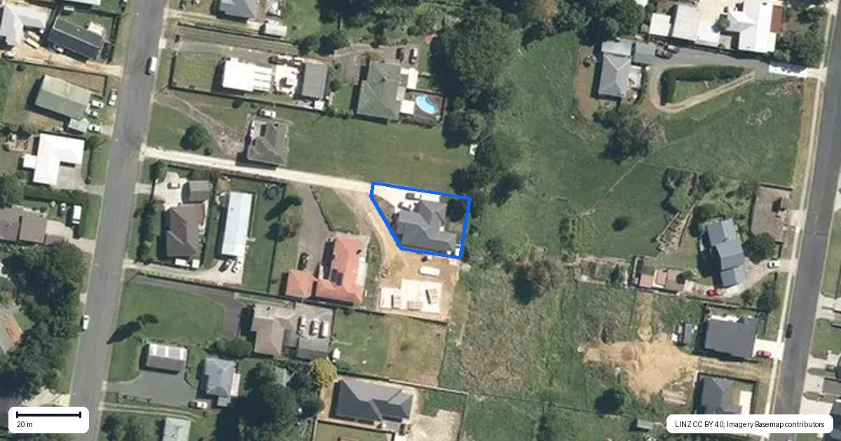 Property context map for 71B Rolleston Street, Kihikihi, Te Awamutu