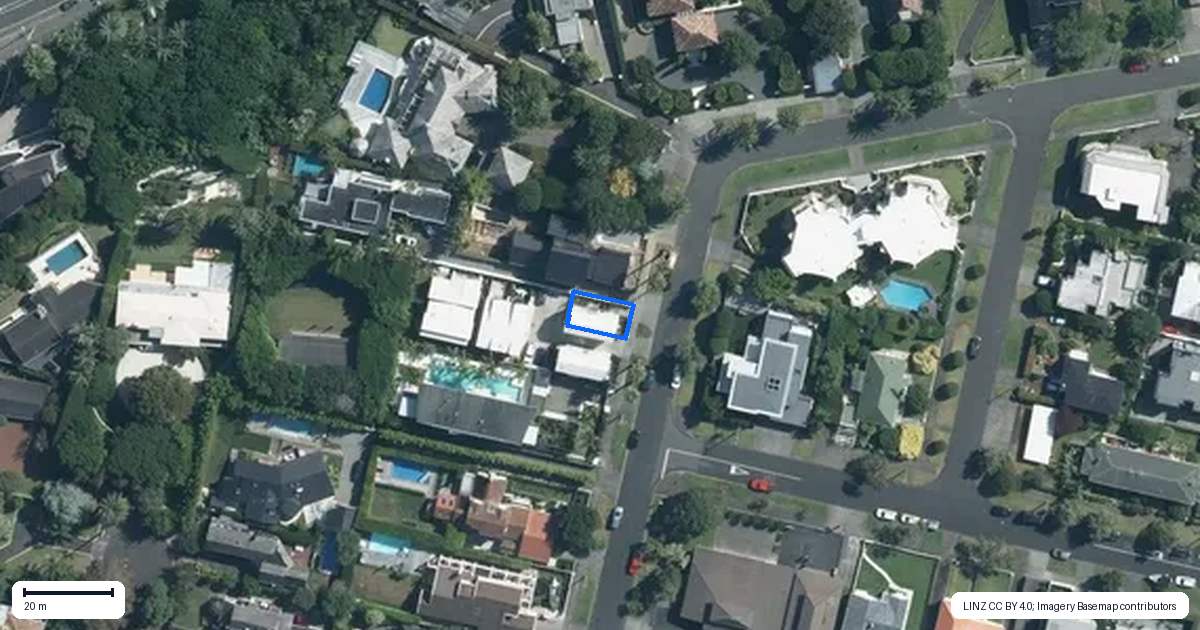 Property context map for 1/37 Hanene Street, Saint Heliers, Auckland
