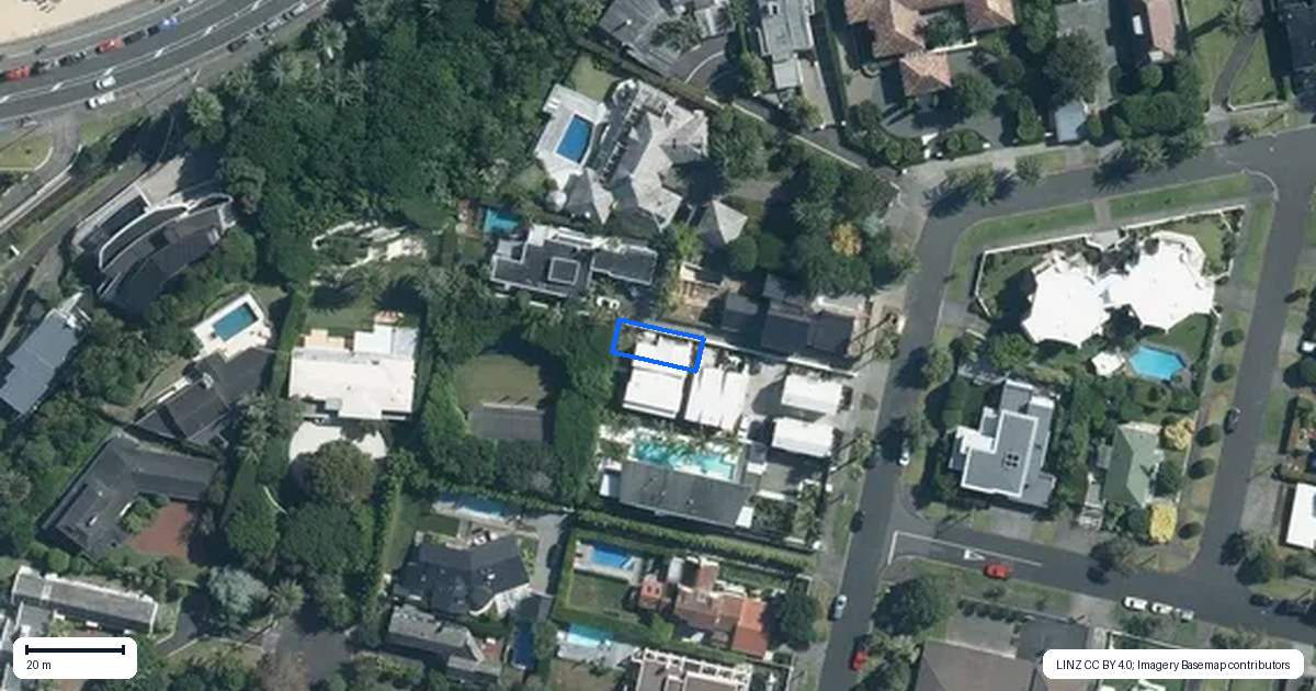 Property context map for 7/37 Hanene Street, Saint Heliers, Auckland