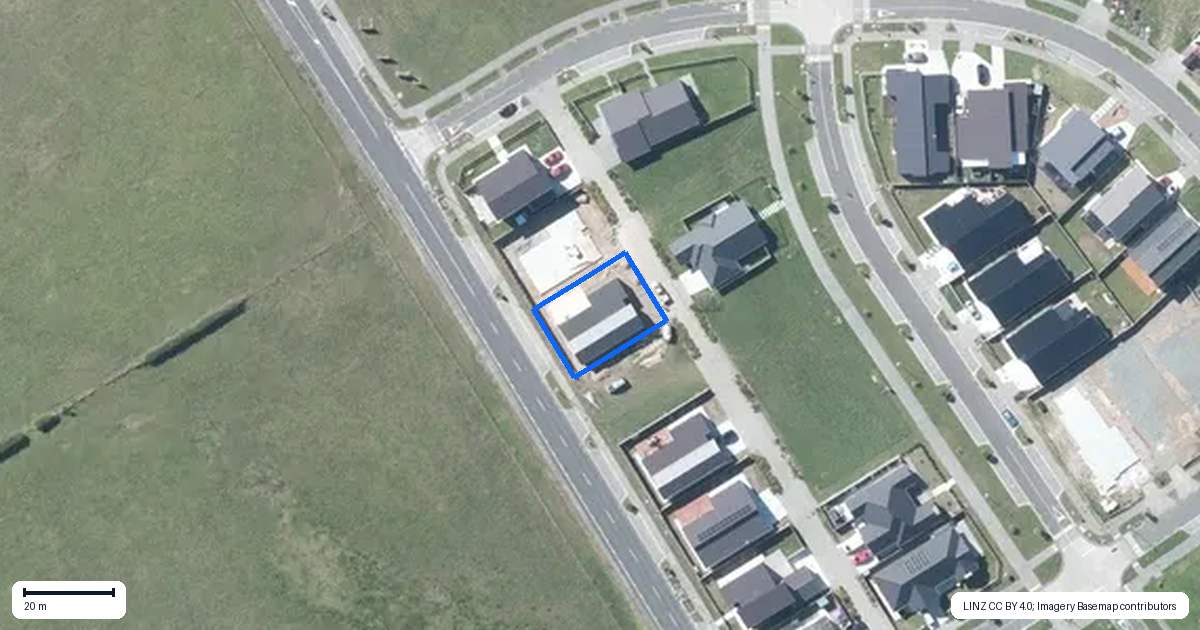 Property context map for 75 Clarks Beach Road, Clarks Beach