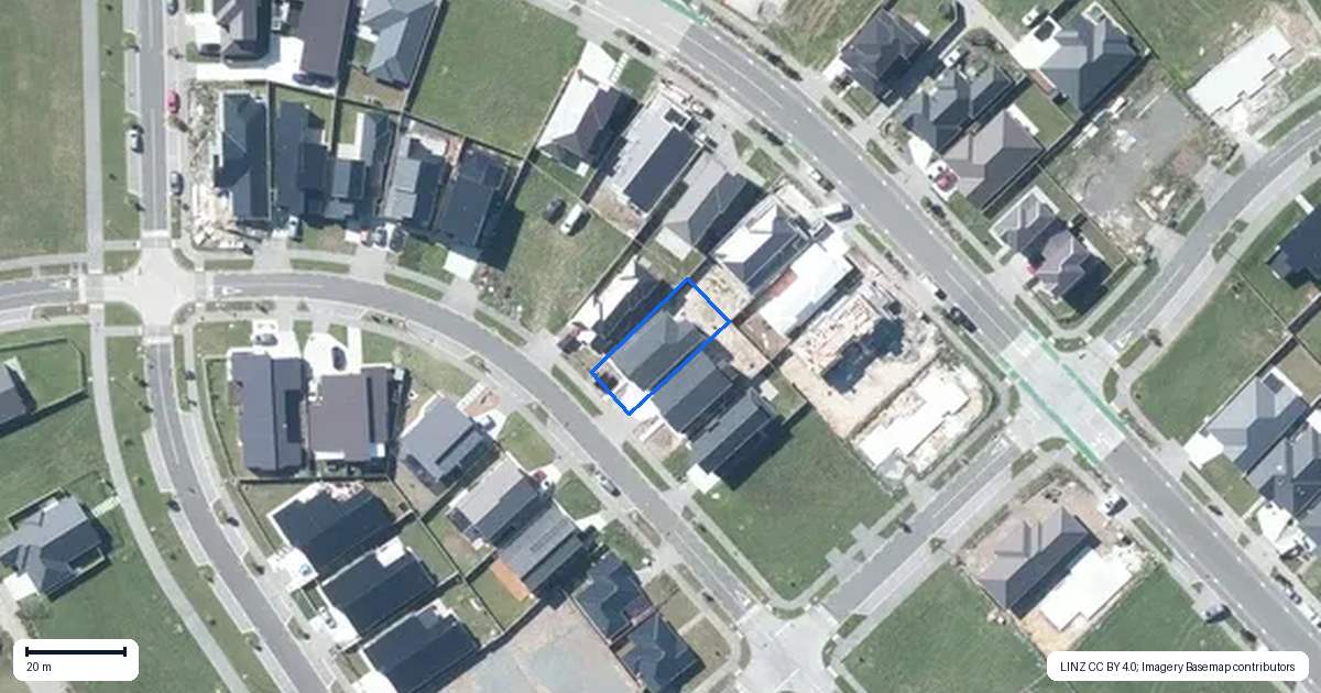 Property context map for 20 Korowhiti Road, Clarks Beach