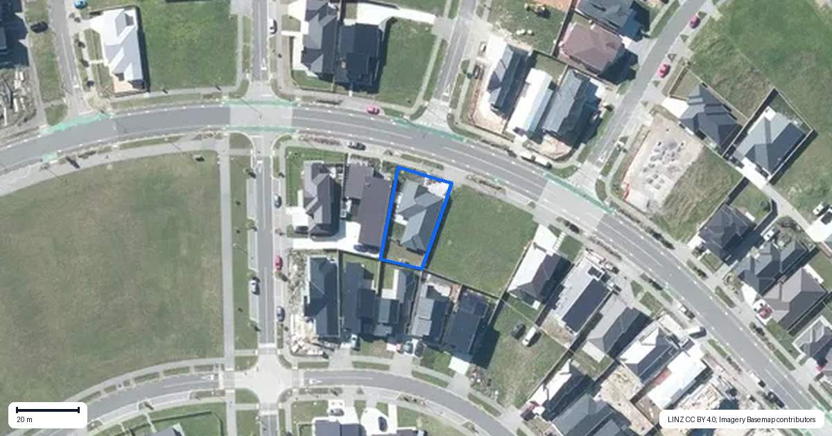 Property context map for 7 Kaitiaki Drive, Clarks Beach