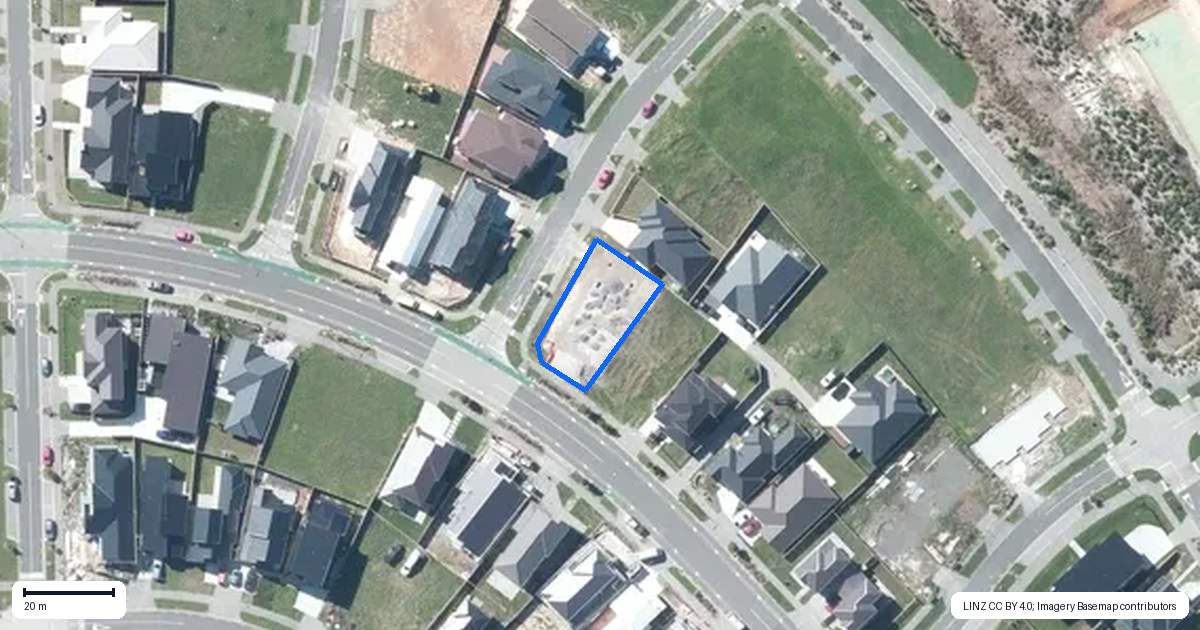 Property context map for 1 Ritetai Street, Clarks Beach