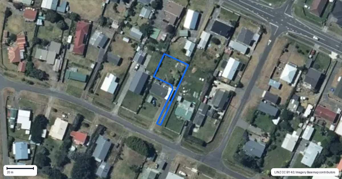 Property context map for 19A Norton Street, Foxton Beach, Foxton