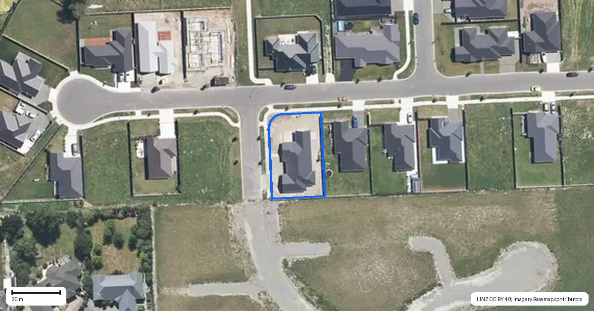 Property context map for 15 Salkeld Place, Woodend