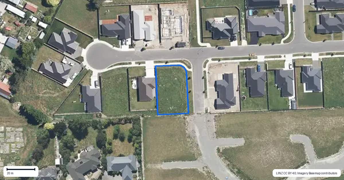 Property context map for 17 Salkeld Place, Woodend