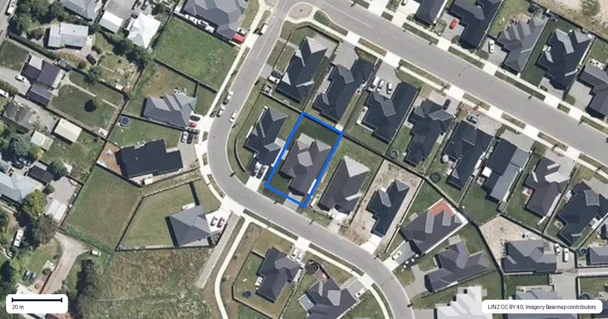 Property context map for 5 Cleaver Street, Woodend