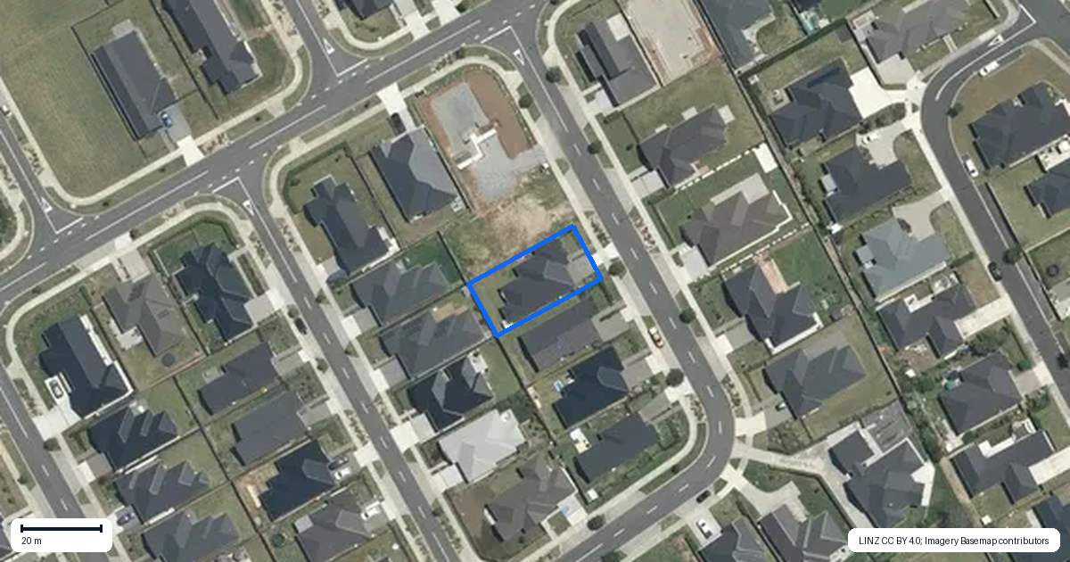 Property context map for 6 Rawiri Street, Morrinsville