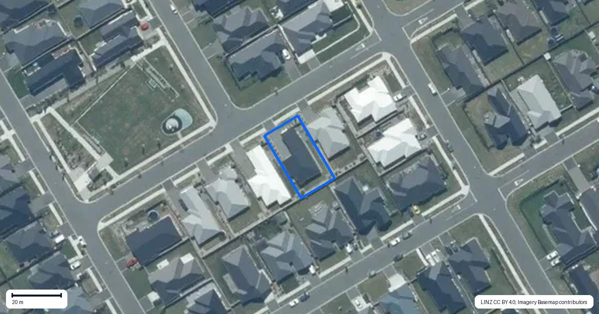 Property context map for 27 Harness Way, Rolleston