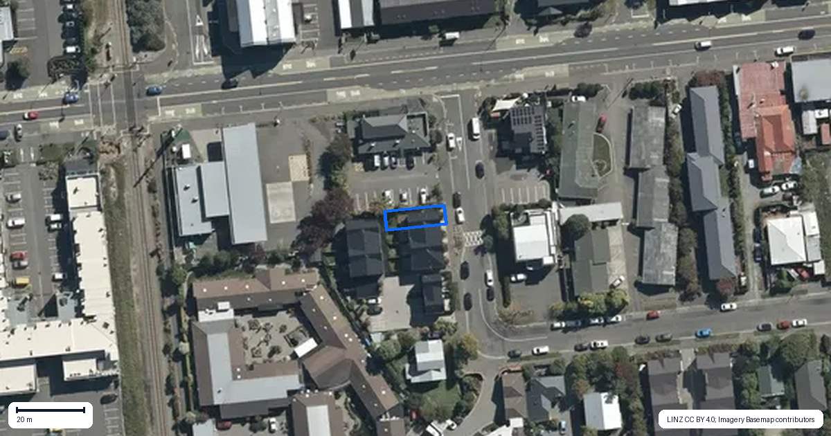 Property context map for 6/27 Bartlett Street, Riccarton, Christchurch