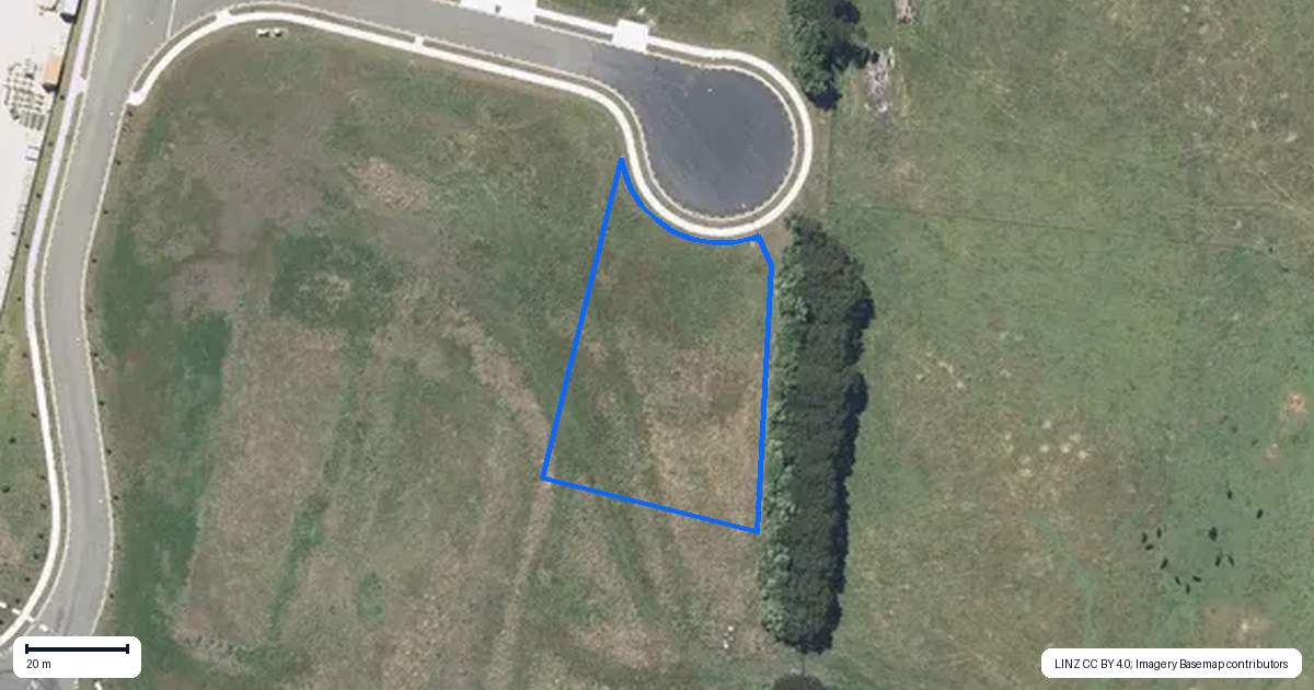 Property context map for 6 Pakura Place, Castlecliff, Whanganui