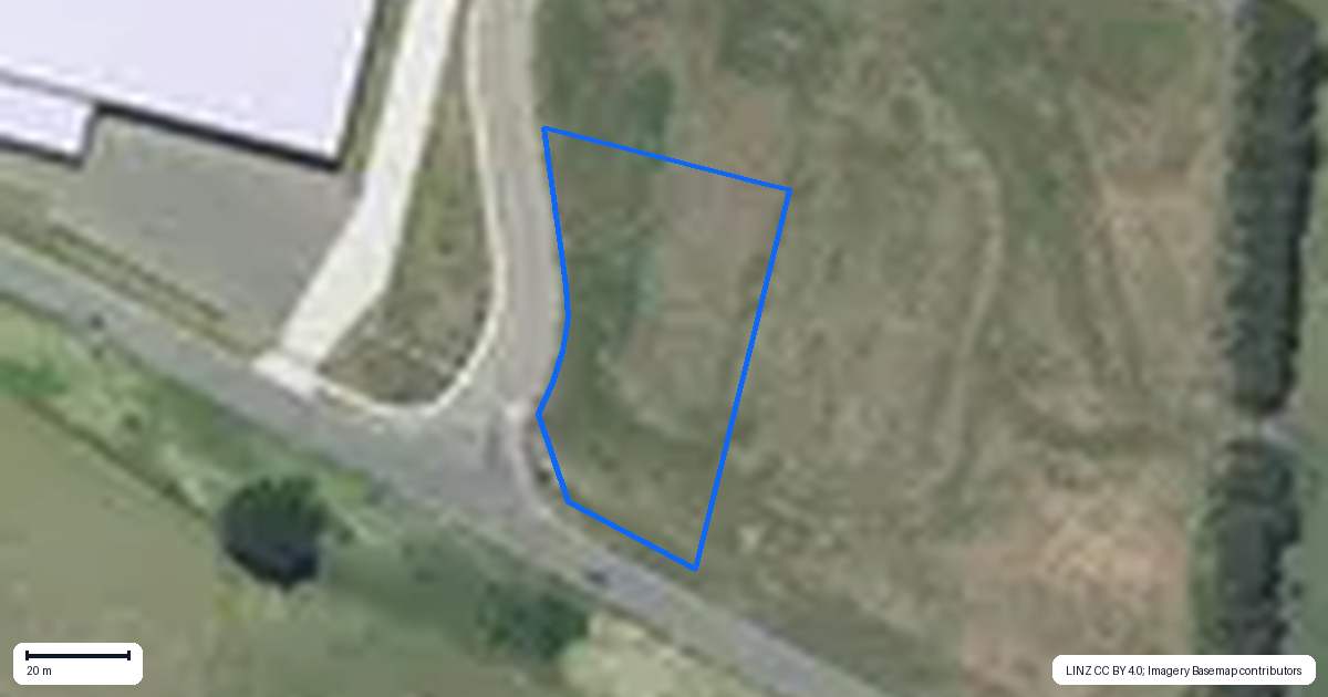 Property context map for 22 Mill Road, Castlecliff, Whanganui
