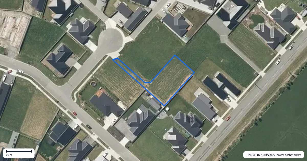 Property context map for 6 Burbank Place, Methven