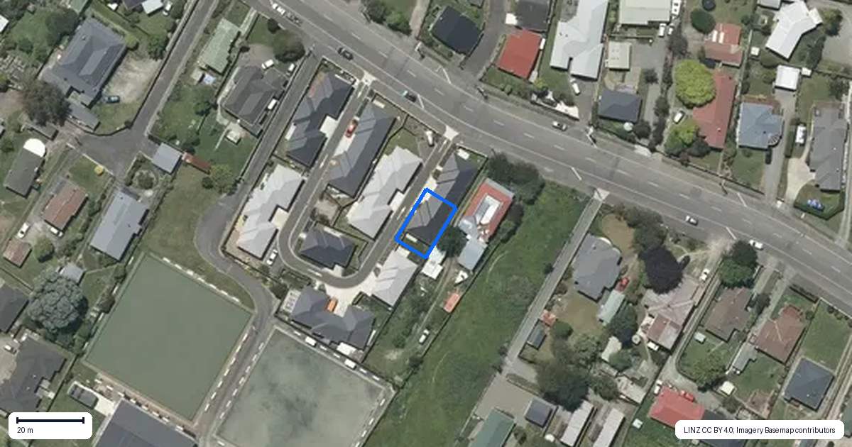 Property context map for 15/17 Waerenga Road, Otaki