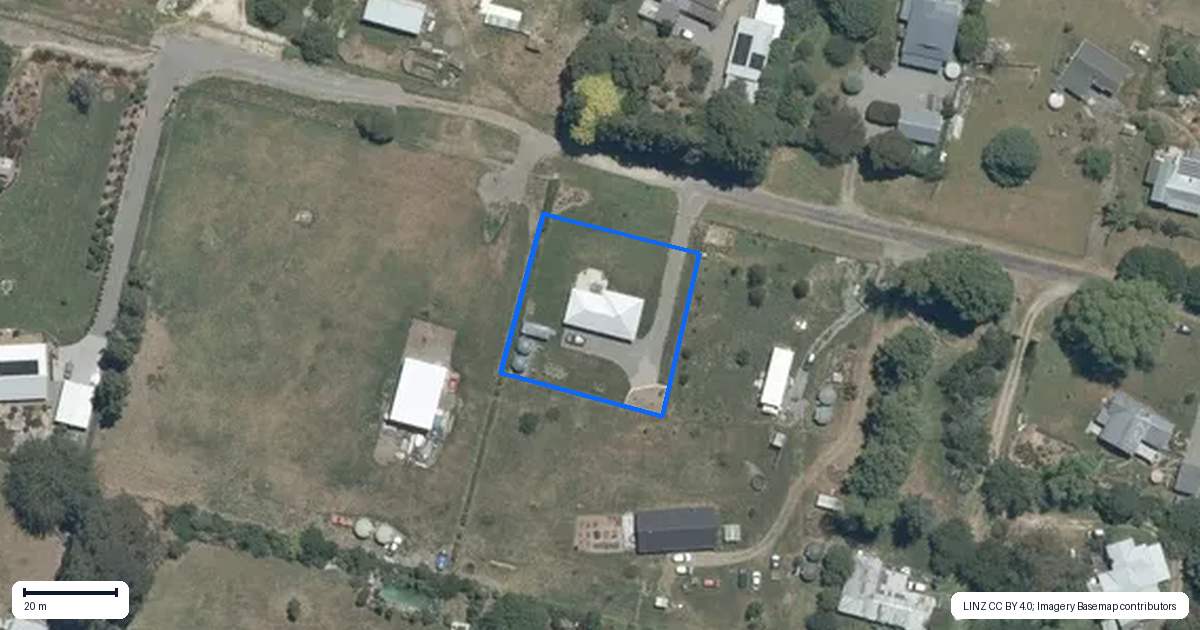 Property context map for 63B Phillips Street, Tikokino