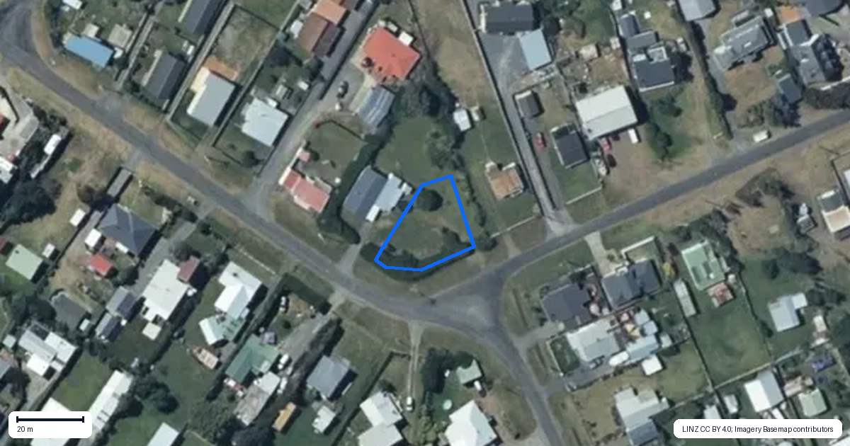 Property context map for 19 Chaffey Street, Foxton Beach, Foxton