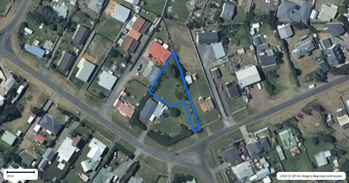 Property context map for 17 Chaffey Street, Foxton Beach, Foxton