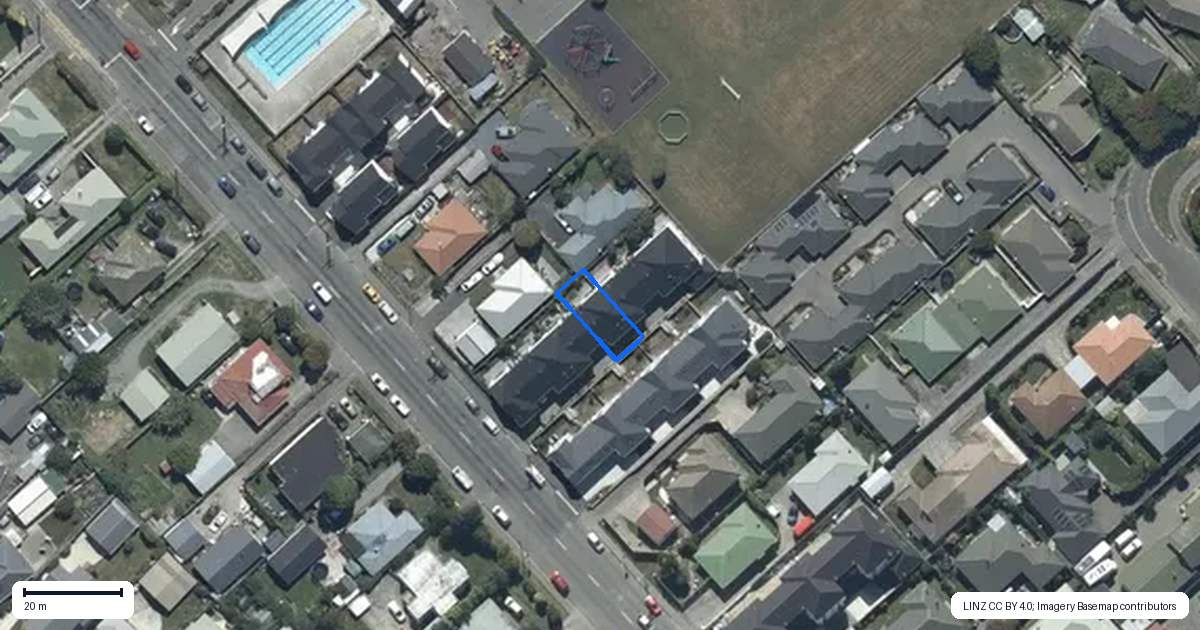 Property context map for 4/45 Amyes Road, Hornby, Christchurch