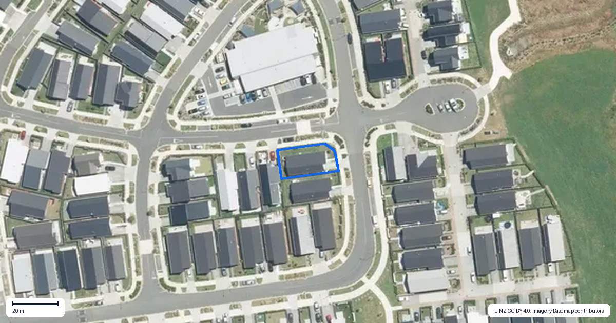 Property context map for 43 John Main Drive, Ramarama, Drury