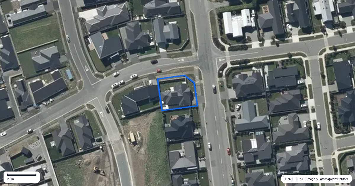 Property context map for 103 Sutherlands Road, Halswell, Christchurch