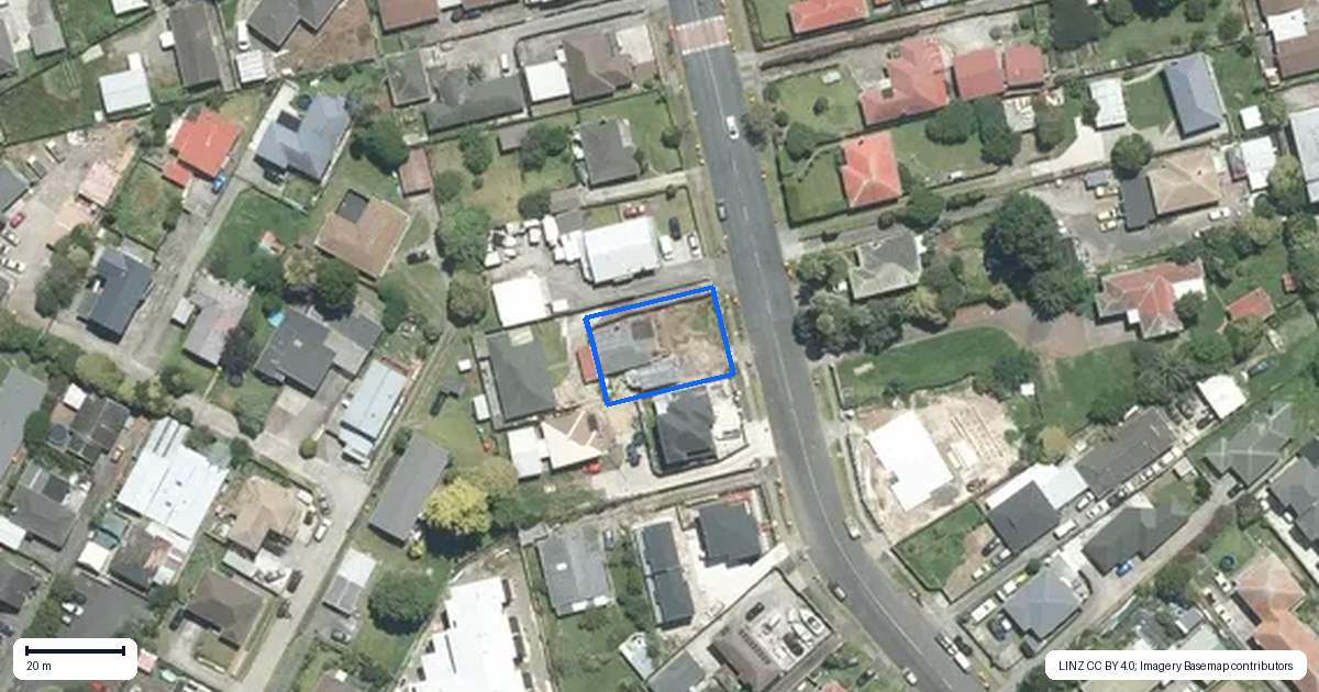 Property context map for 50A Maich Road, Manurewa, Auckland