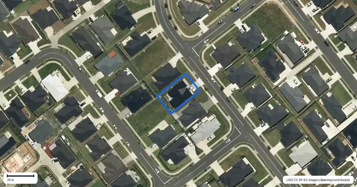 Property context map for 128 Hitchen Road, Pokeno