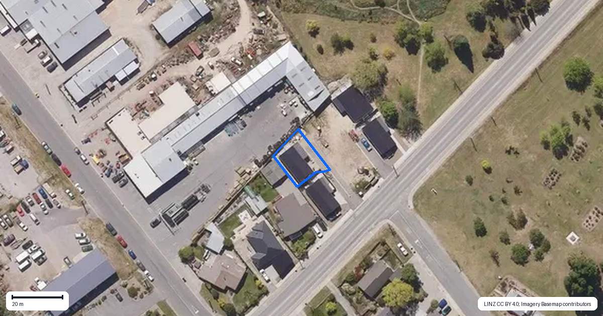 Property context map for 154A Tarbert Street, Alexandra