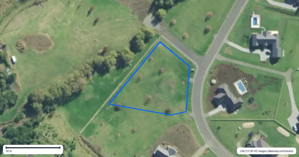 Property context map for 15 Lone Gum Lane, Kerikeri