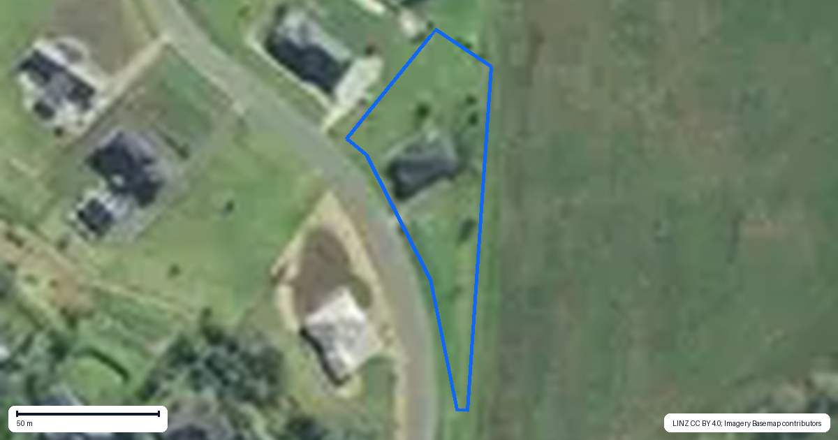 Property context map for 6 Lone Gum Lane, Kerikeri