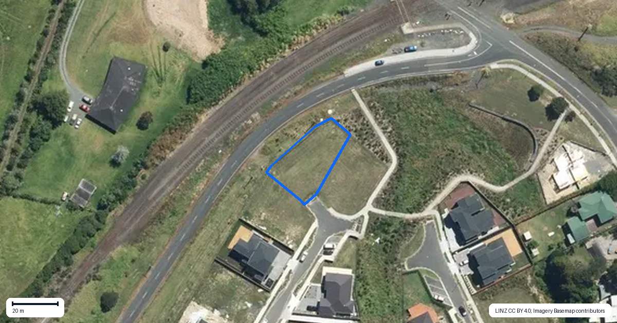 Property context map for 14 Kiokio Place, Swanson, Auckland