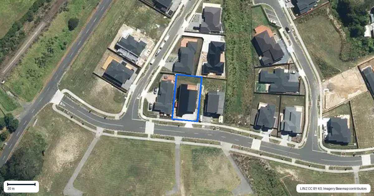 Property context map for 17 Katote Avenue, Swanson, Auckland