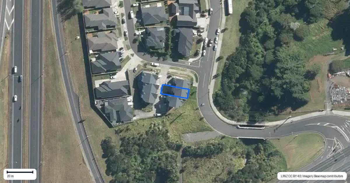 Property context map for 1A Ahorangi Road, Silverdale