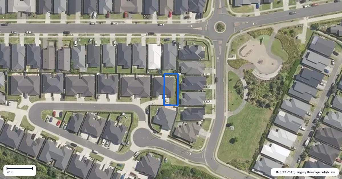 Property context map for 57 Nursery Lane, Papamoa