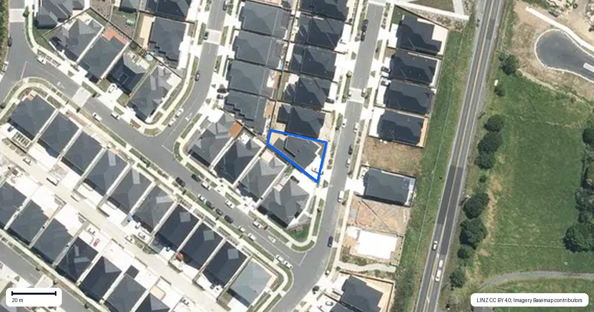 Property context map for 43 Koromeke Street, Flat Bush, Auckland