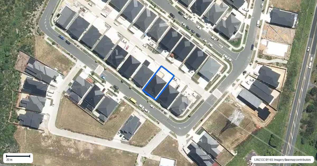 Property context map for 53 Koromeke Street, Flat Bush, Auckland