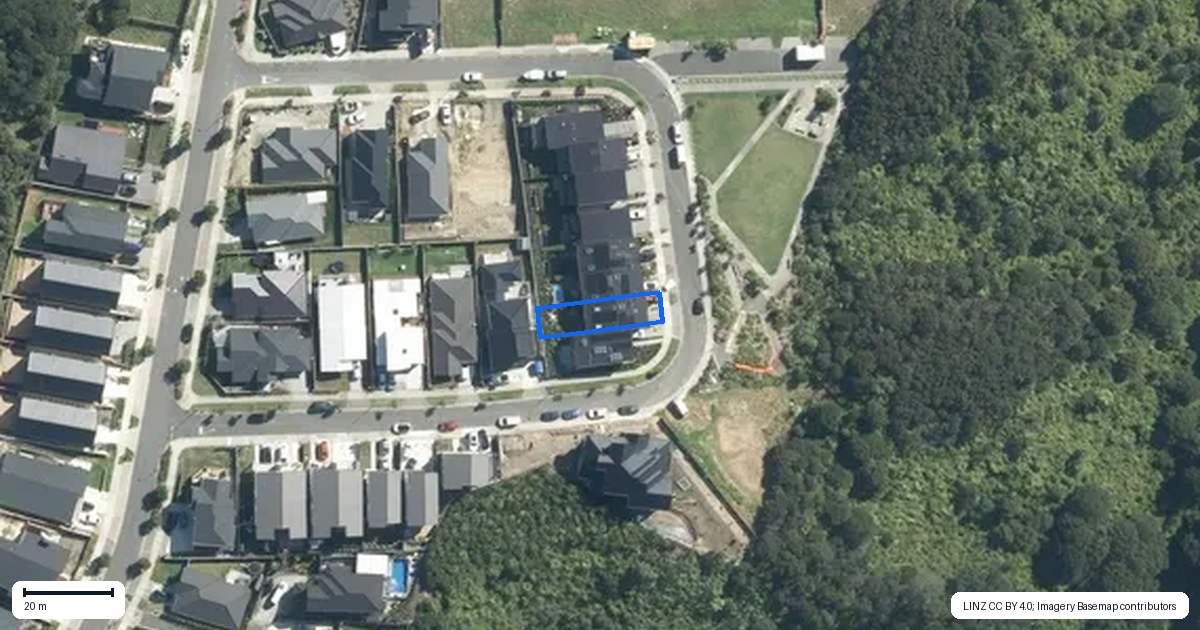 Property context map for 13 Ringi Lane, Orewa