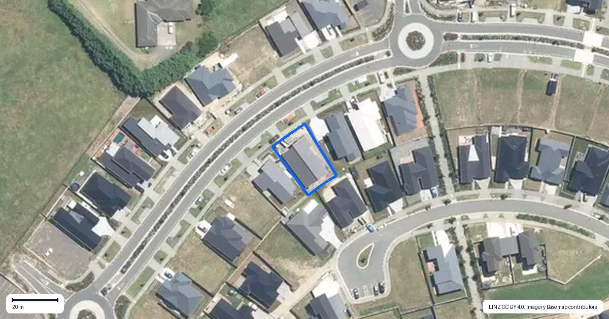 Property context map for 17 Te Rata Boulevard, Karaka, Papakura
