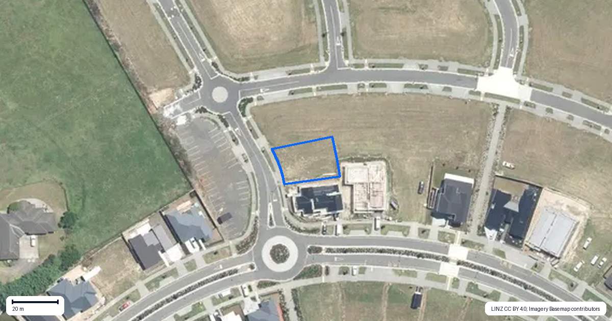 Property context map for 1 Metoriti Crescent, Karaka, Papakura