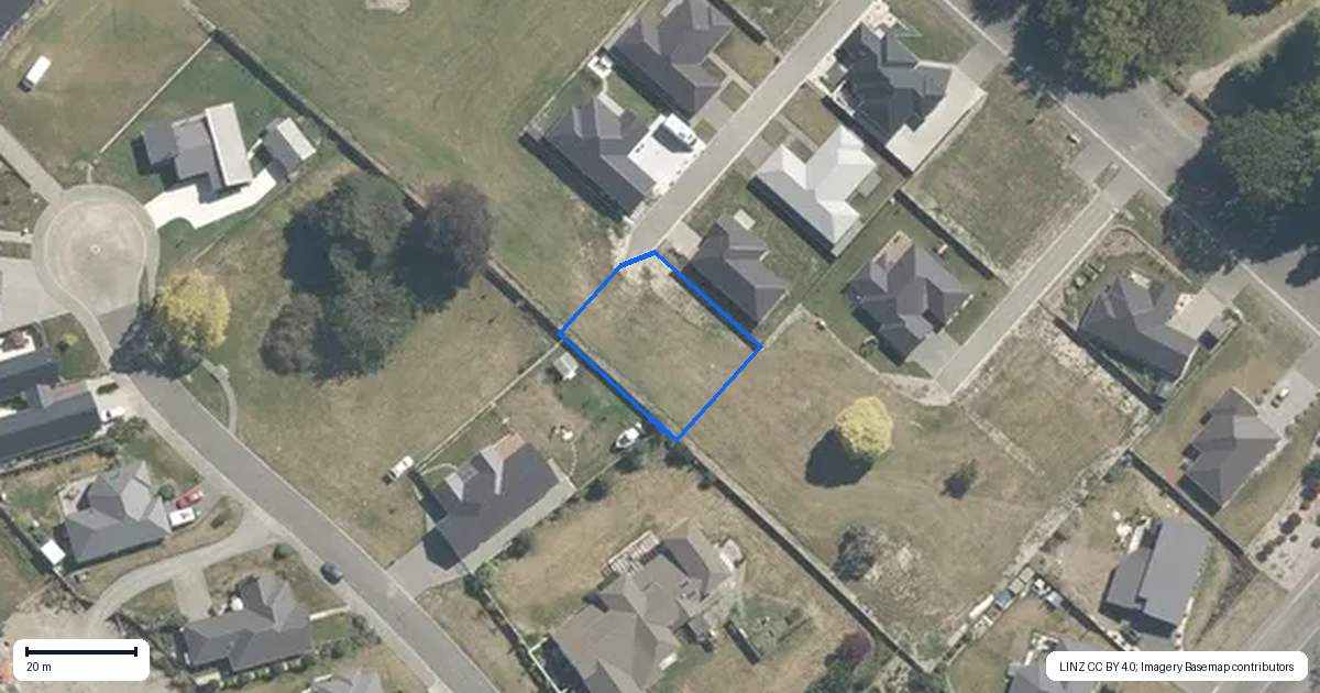 Property context map for 5 Strawberry Lane, Waimate