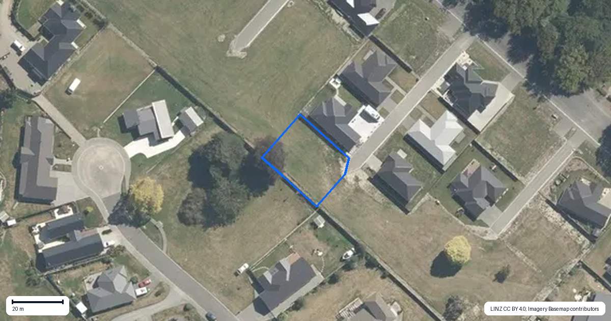 Property context map for 6 Strawberry Lane, Waimate