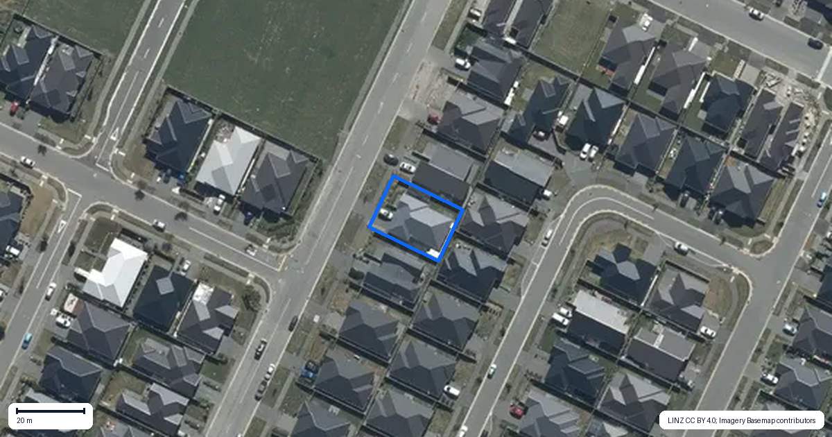 Property context map for 44 Blakes Road, Belfast, Christchurch