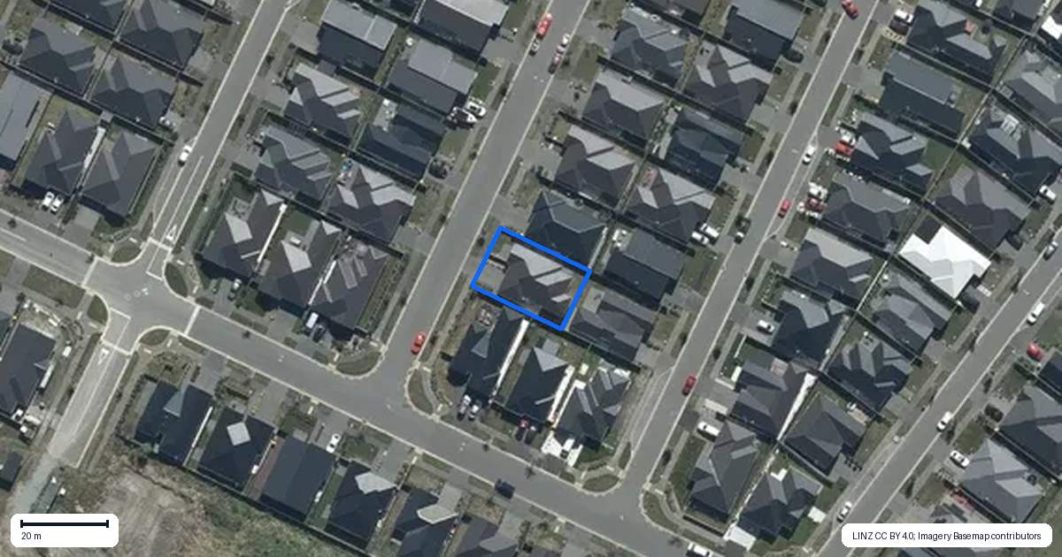 Property context map for 4 Sedge Street, Belfast, Christchurch