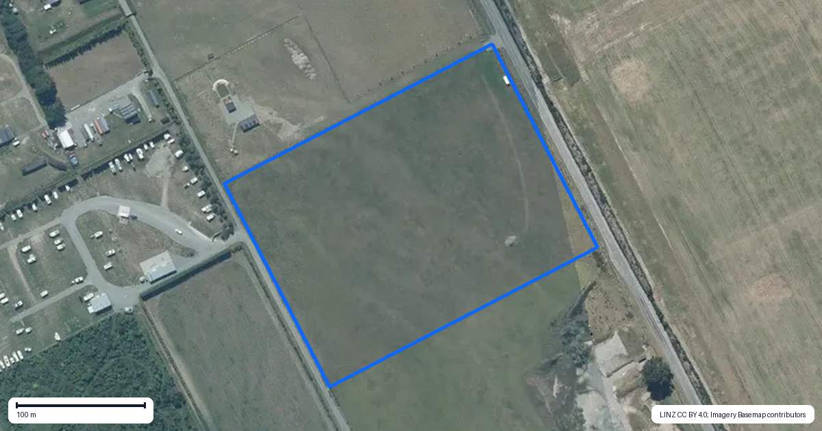 Property context map for 65 Curraghs Road, Rolleston
