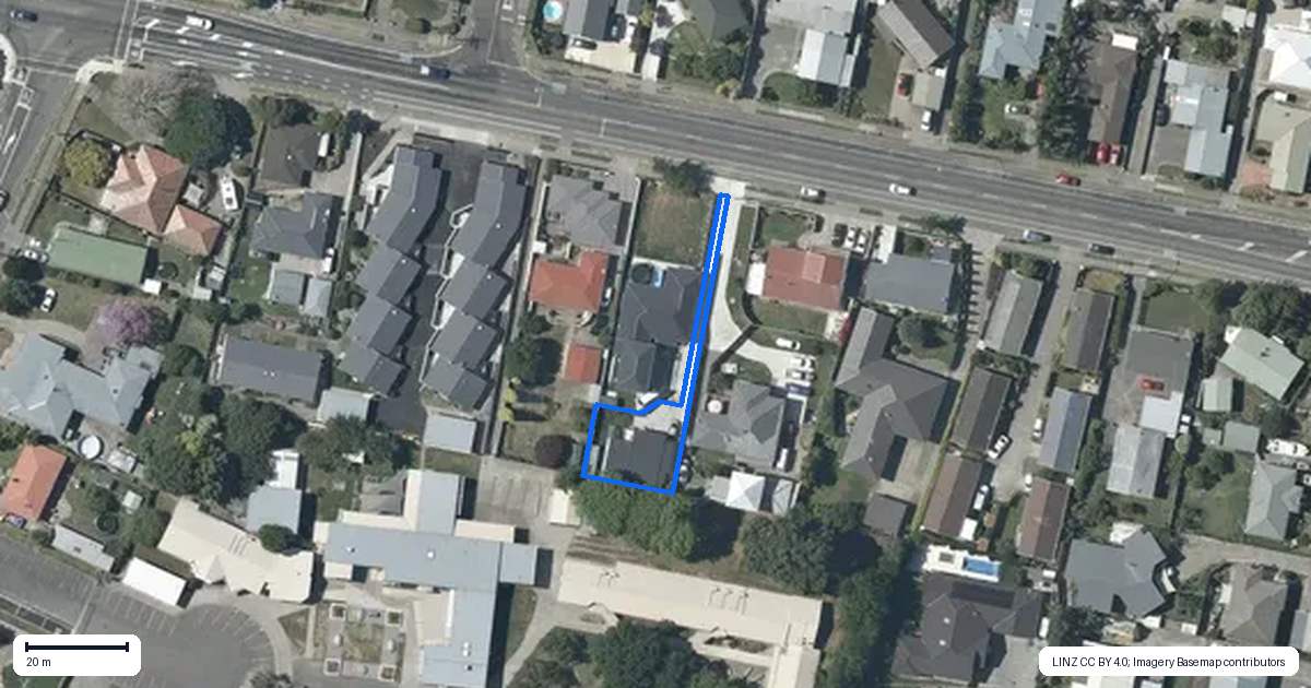 Property context map for 43B Meeanee Road, Taradale, Napier