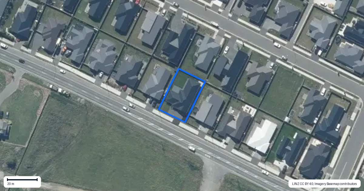 Property context map for 105 Edward Street, Lincoln