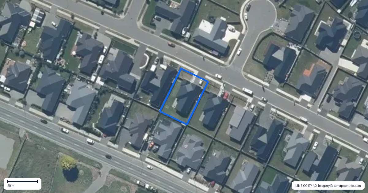 Property context map for 34 Oates Street, Lincoln