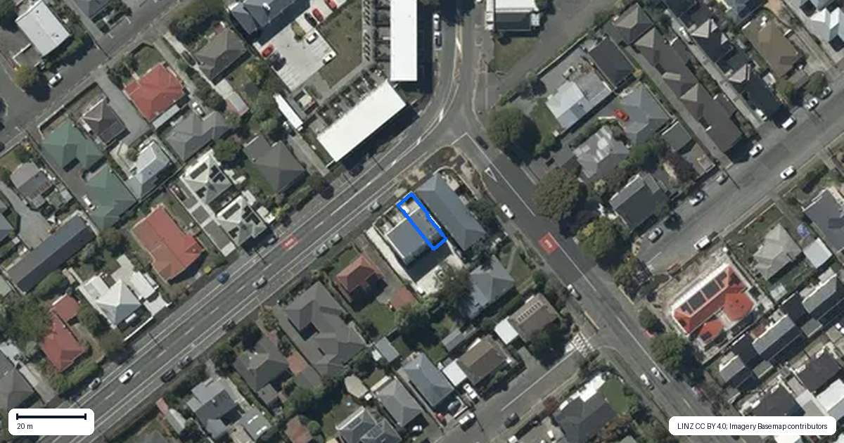 Property context map for 94 Coronation Street, Spreydon, Christchurch